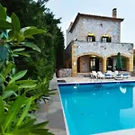 Sofia, Luxury Stone In With Private Pool, Bbq And Amazing Sea View Villa Stoupa