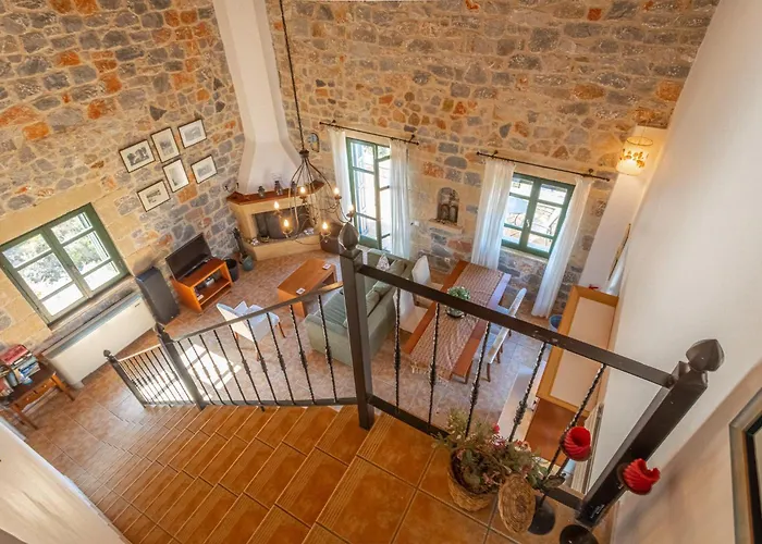 Βίλα Sofia, Luxury Stone In With Private Pool, Bbq And Amazing Sea View *