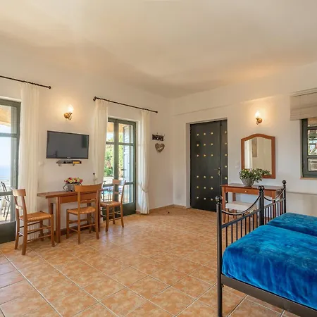 Sofia, Luxury Stone In With Private Pool, Bbq And Amazing Sea View Villa Stoupa