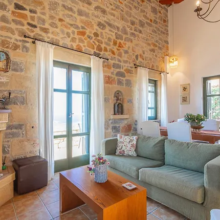 Sofia, Luxury Stone In With Private Pool, Bbq And Amazing Sea View Villa Stoupa