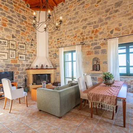 Villa Sofia, Luxury Stone In With Private Pool, Bbq And Amazing Sea View Stoupa